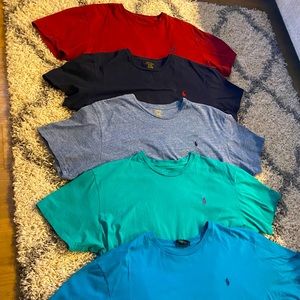 Polo Ralph Lauren XL Men’s Cotton T-Shirts (5x)